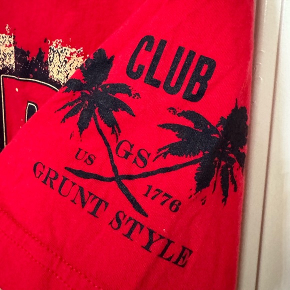 Club Grunt Style R.E.D. Remember Everyone Deployed Military Men’s L T-Shirt MINT - Picture 5 of 6